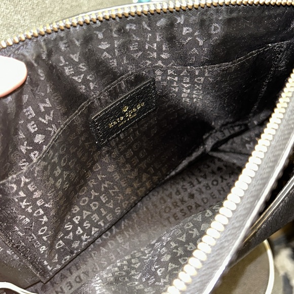 Preloved Kate Spade black leather crossbody bag - Picture 6 of 9